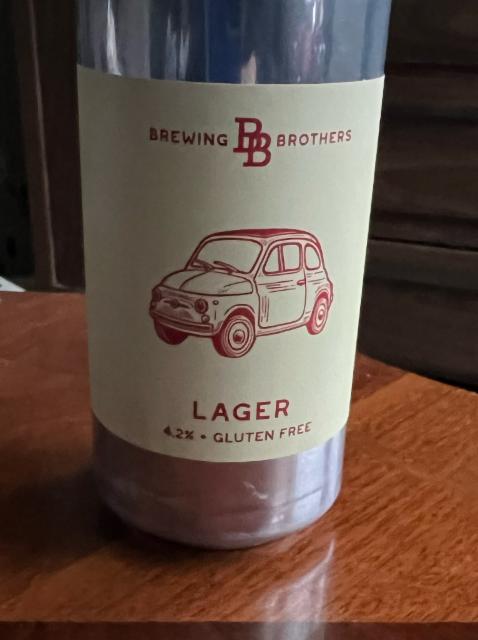 Lager 4.2%, Brewing Brothers, England