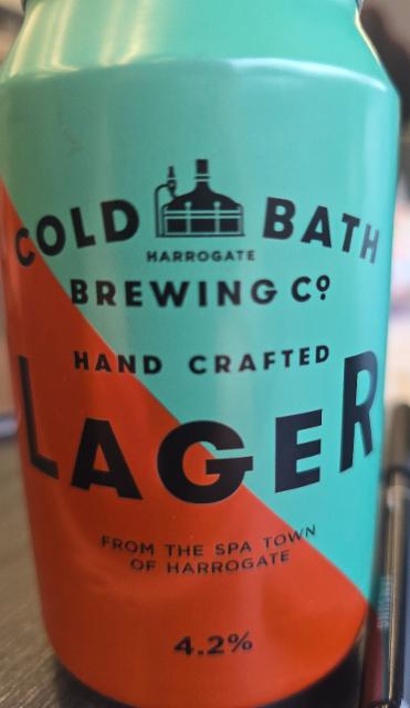 Lager 4.2%, Cold Bath Brewing Co., England