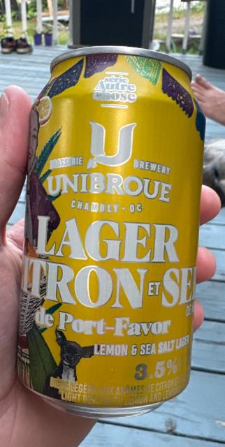 Lager Citron et Sel, Unibroue