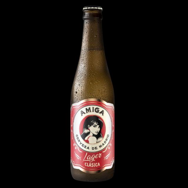 Lager Clásica 4.6%, Cerveza Amiga, Spain