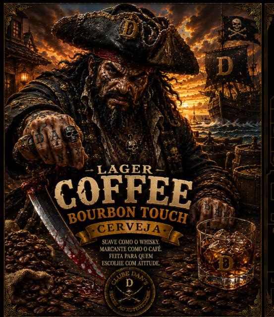 Lager Coffee Bourbon Touch 5.7%, Dan's Brewing Co, Brazil