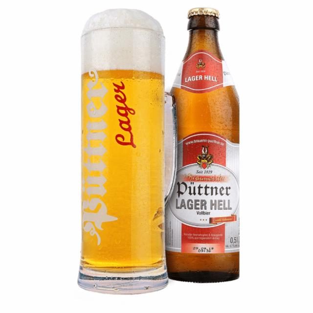 Lager Hell 4.7%, Brauerei Püttner, Germany