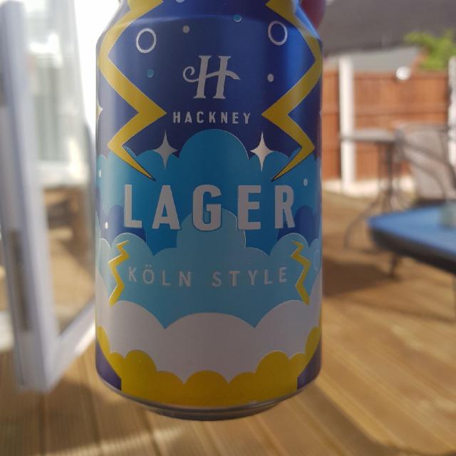 Lager Koln Style 4.7%, Hackney Brewery, England