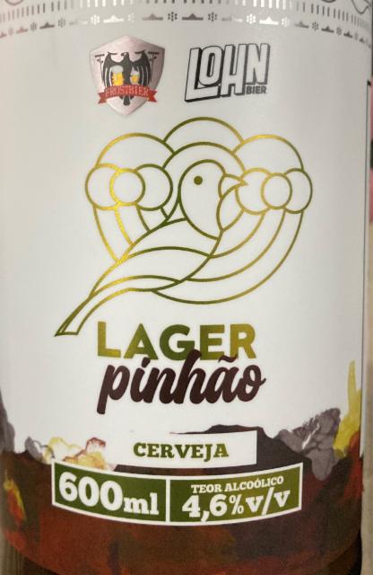 Lager Pinhão 4.6%, Cervejaria Lohn, Brazil