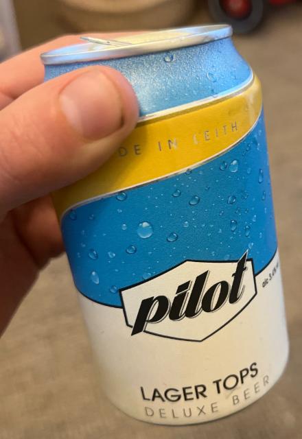 Lager Tops 3.4%, Pilot, Scotland