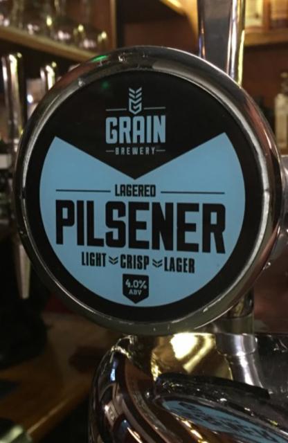 Lagered Pilsener 4.0%, Grain Brewery, England