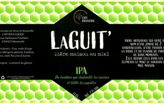 LaGuit' IPA 6.5%, L'API Brasserie, France