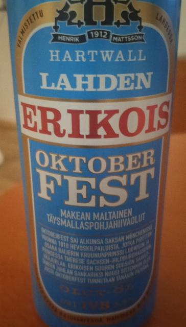 lahden erikoinen oktoberfest 5,8%, Hartwall (Royal Unibrew), Finland