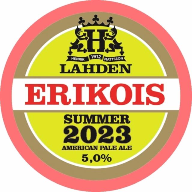 Lahden Erikois Summer 2023 5.0%, Hartwall (Royal Unibrew), Finland