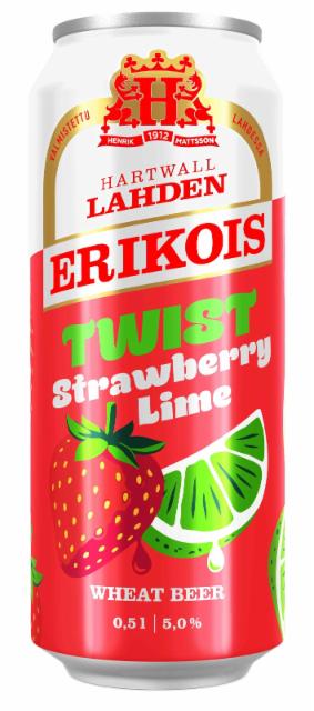 Lahden Erikois Twist Strawberry Lime 5.0%, Hartwall (Royal Unibrew), Finland