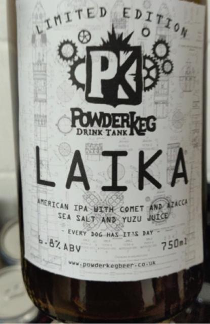 Laika 6.8%, Powderkeg, England
