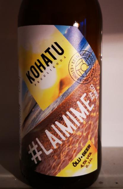 #Laimime 4.1%, Kohatu Pruulikoda, Estonia