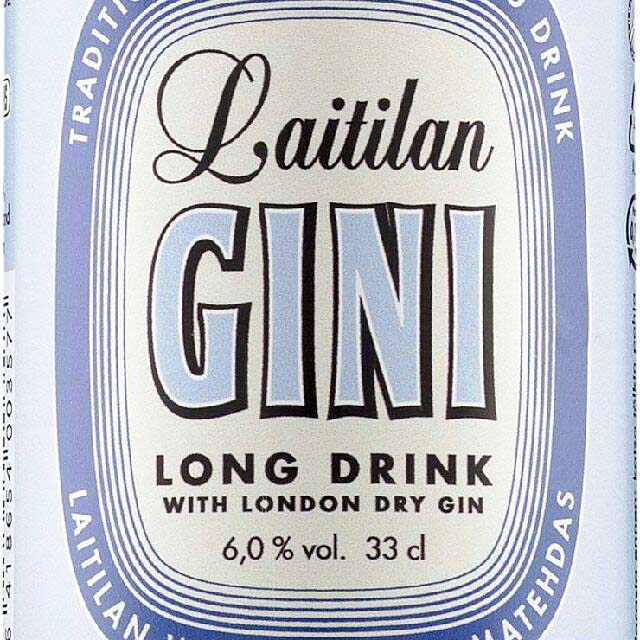 Gini Long Drink 6,0 %, Laitilan Wirvoitusjuomatehdas, Finland