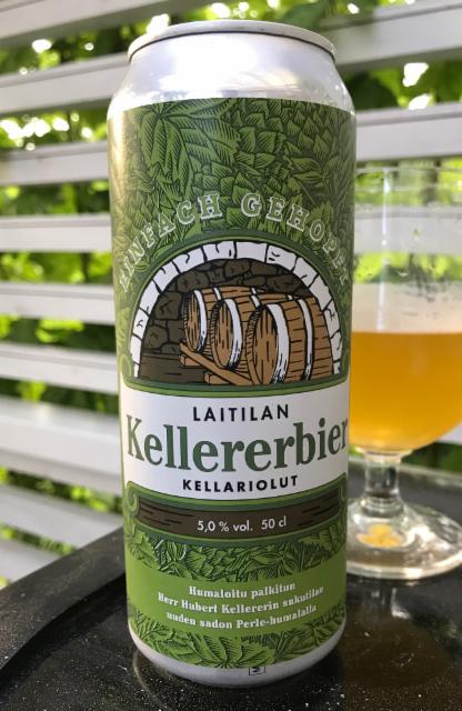 Kellererbier 5.0%, Laitilan Wirvoitusjuomatehdas, Finland