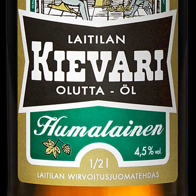 Kievari Humalainen 4.5%, Laitilan Wirvoitusjuomatehdas, Finland