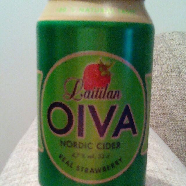 Oiva Nordic Cider Strawberry 4.7%, Laitilan Wirvoitusjuomatehdas, Finland