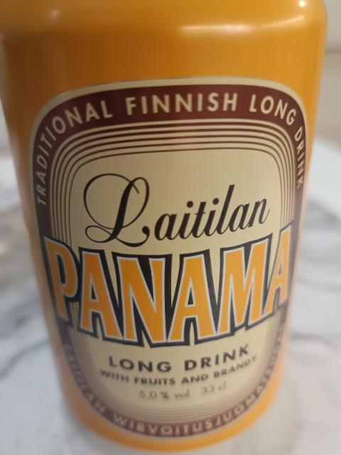 Laitilan Panama long drink 5.0%, Laitilan Wirvoitusjuomatehdas, Finland