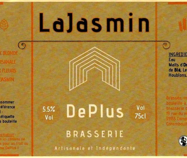 LaJasmin 5.5%, Brasserie DePlus, France