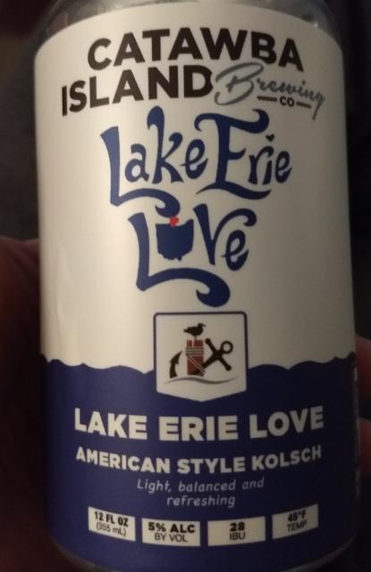 Lake Erie Love 5.0%, Catawba Brewing Company, United States