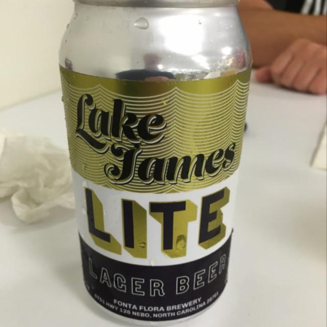 Lake James Lite 3.8%, Fonta Flora Brewery, United States