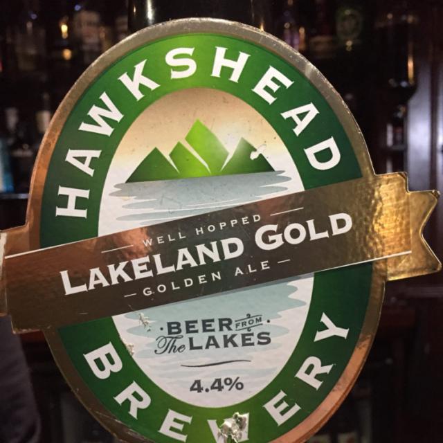 Lakeland Gold 4.4%, Hawkshead Brewery, England