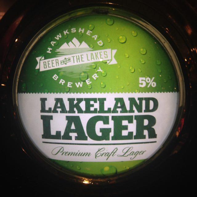 Lakeland Lager 5.0%, Hawkshead Brewery, England