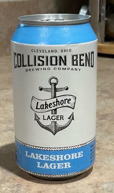 Lakeshore Lager 5.1%, Collision Bend Brewing, United States