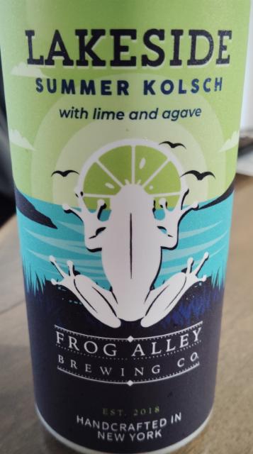 LAKESIDE SUMMER KOLSCH 5.0%, Frog Alley, United States