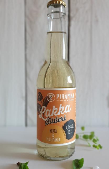 Lakkasiideri 4.5%, Pihamaa Viinitila & Panimo, Finland