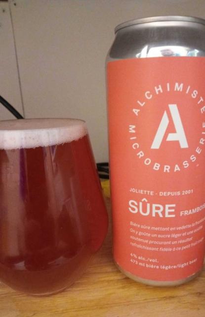 Sûre Framboises 4.0%, Alchimiste Microbrasserie, Canada