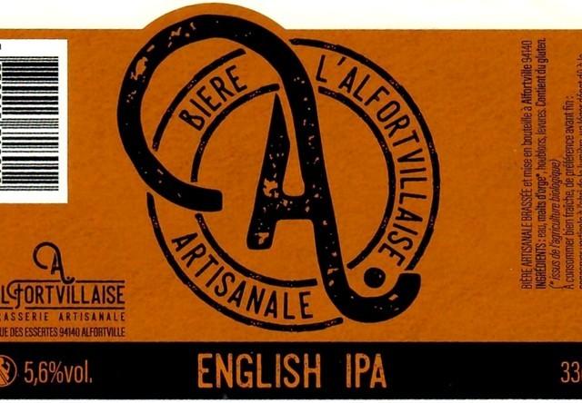 L'Alfortvillaise English IPA 5.6%, L'Alfortvillaise, France