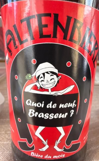 Quoi de neuf brasseur ?, L'Altenbière