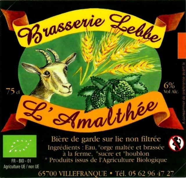 L'Amalthée 6.0%, Brasserie Lebbe, France
