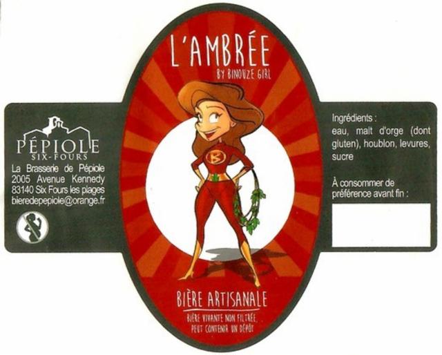 L'Ambrée By Binouze Girl, Brasserie De Pépiole [Closed]