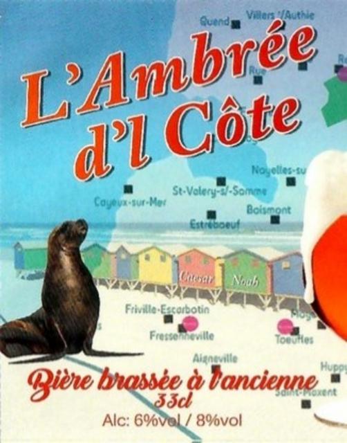 L'Ambrée D'L Côte 6.0%, Brasserie D'L Côte, France