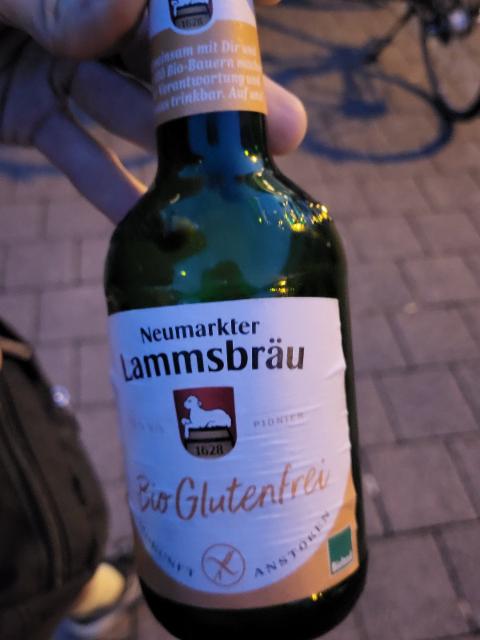lammsbräu bio glutenfrei 4.7%, Neumarkter Lammsbräu, Germany