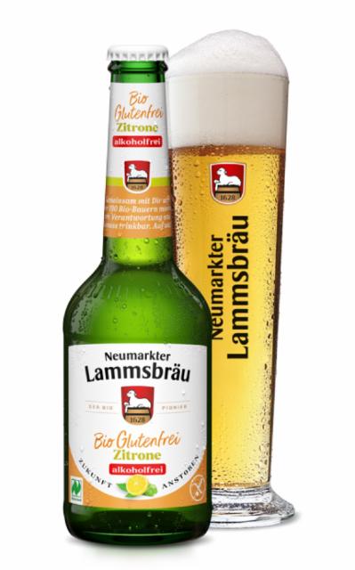 Lammsbräu Bio Glutenfrei Zitrone alkoholfrei, Neumarkter Lammsbräu