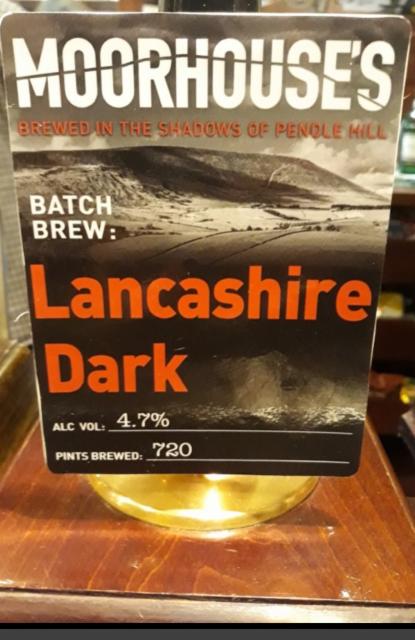 Lancashire Dark 4.7%, Moorhouse's Brewery, England