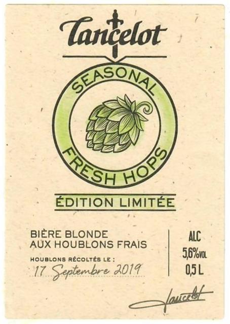 Lancelot Seasonal Fresh Hops 5.6%, Brasserie Lancelot, France
