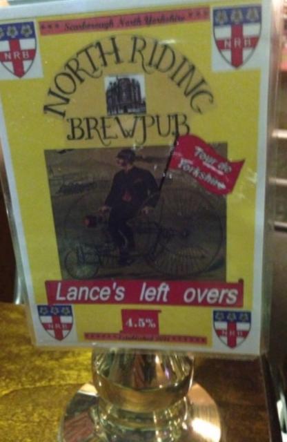 Lance's Left Overs 4.5%, North Riding Brewery, England