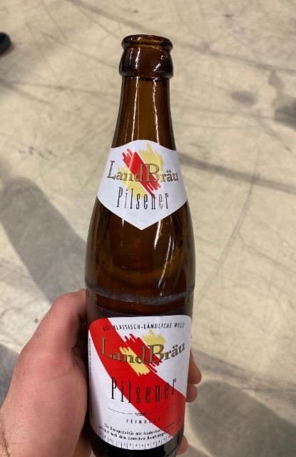 Land Bräu Pilsener 4.7%, Grosswald Brauerei, Germany