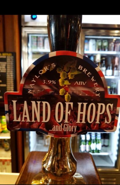 Land Of Hops...and Glory 3.9%, Naylor's Brewery, England