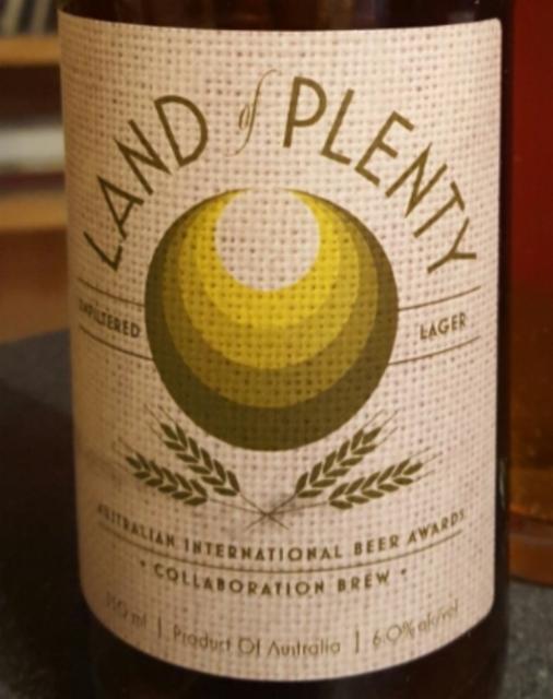 Land of Plenty 6.0%, Feral Brewing Co, Australia
