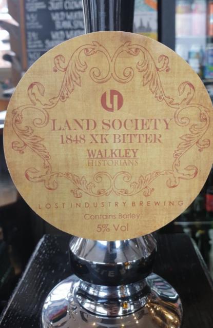 Land Society 5.0%, Lost Industry Brewing, England