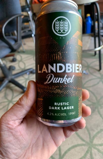 Landbier Dunkel 4.2%, Schilling Beer Company, United States