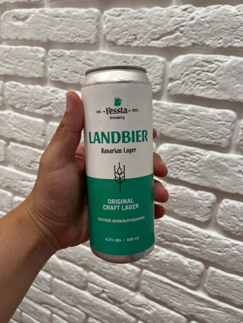 Landbier 4.2%, Fessla Brewery, Kazakhstan
