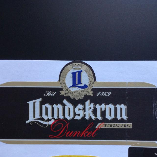 Dunkel 4.7%, Landskron Brauerei, Germany
