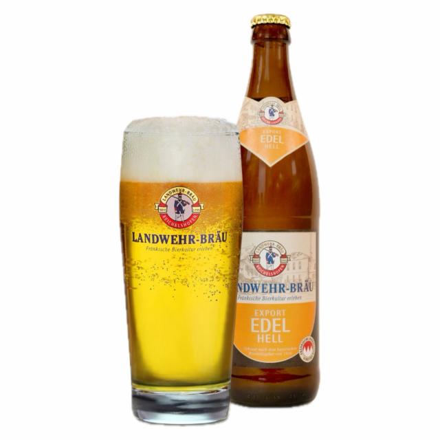 Landwehr-Bräu Edel Helles Exportbier 5.0%, Landwehr-Bräu, Germany