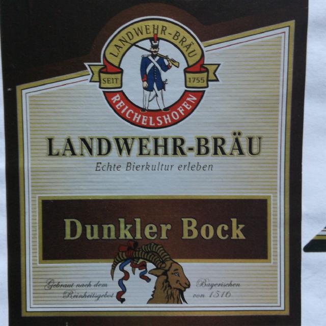 Dunkler Bock 6.6%, Landwehr-Bräu, Germany