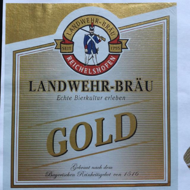 Gold 4.9%, Landwehr-Bräu, Germany